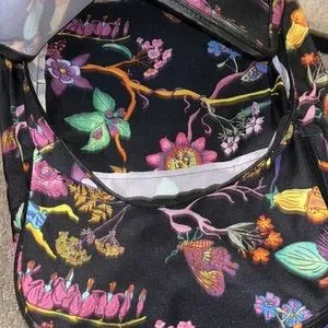 Adidas Originals Classic Backpack Bag school book bag new black floral Women’s adidas Women main image 3